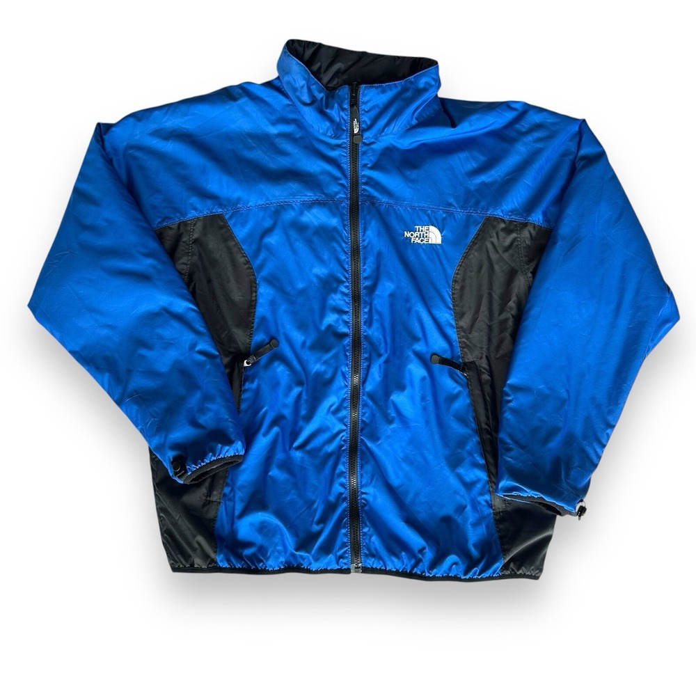 Vintage The North Face Y2K 90's Light Puffer Jacket Men's Large Blue‎ RN61661